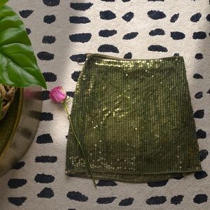 Sequence Mini high wait skirt